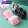 Cartoon Pattern Sanitary Napkin Storage Bag, 1 Count Portable Menstrual Pad Pouch Organiser, Small Zipper Space-Saving Bag for Outdoor Travel and Home, Organizing Supplies Zipper Pouches #GLOBAL PICKS