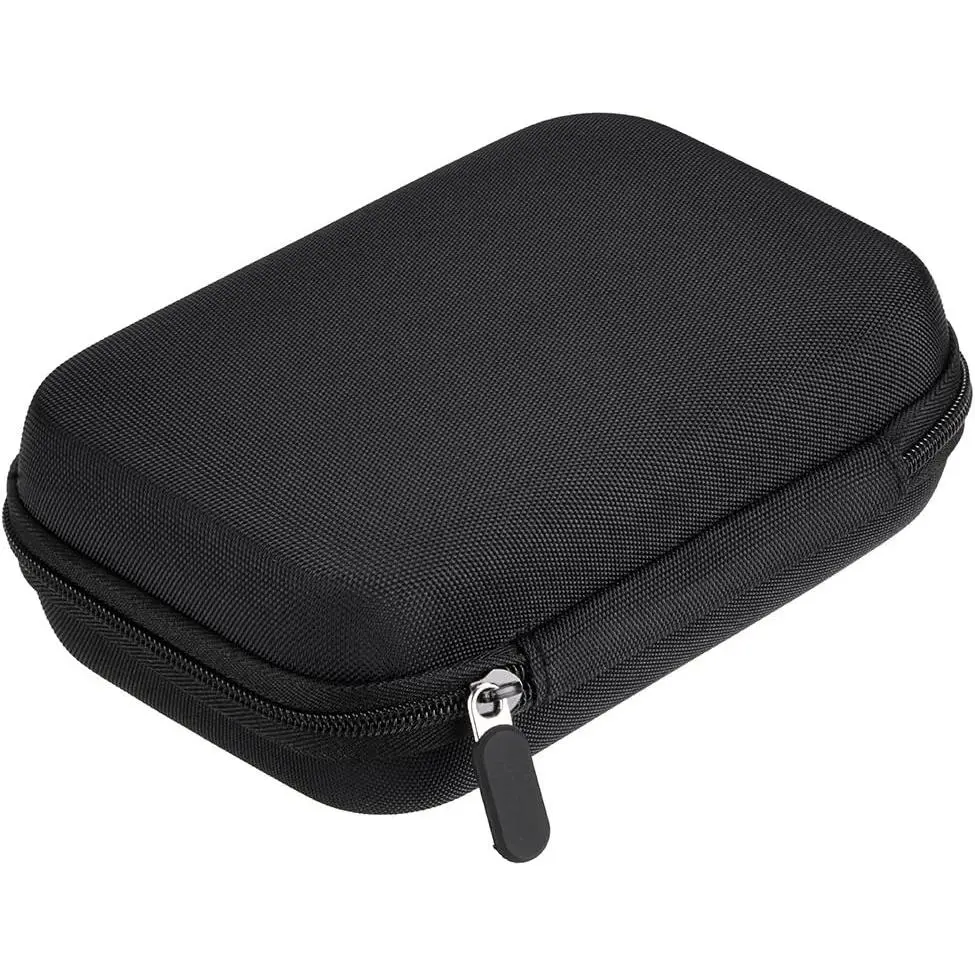 Hard Shell Essential Oil Carrying Case Holds 12 Bottles (Can hold 5ml, 10ml, &10ml Rollers) Travel Size Essential Oils Bag Organizer (Black)