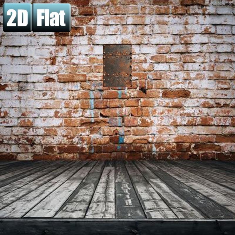 【20*30cm/8*12inch】2D Flat, 2D Flat 1pc,Rusty Metal Plate with Rivets and Weathered Texture,metal Tin Sign,size(8"x12"/20cm*30cm)Decoratve Paintings/Room/Restaurant/Bar/Door/Garage Decor, 2D Flat