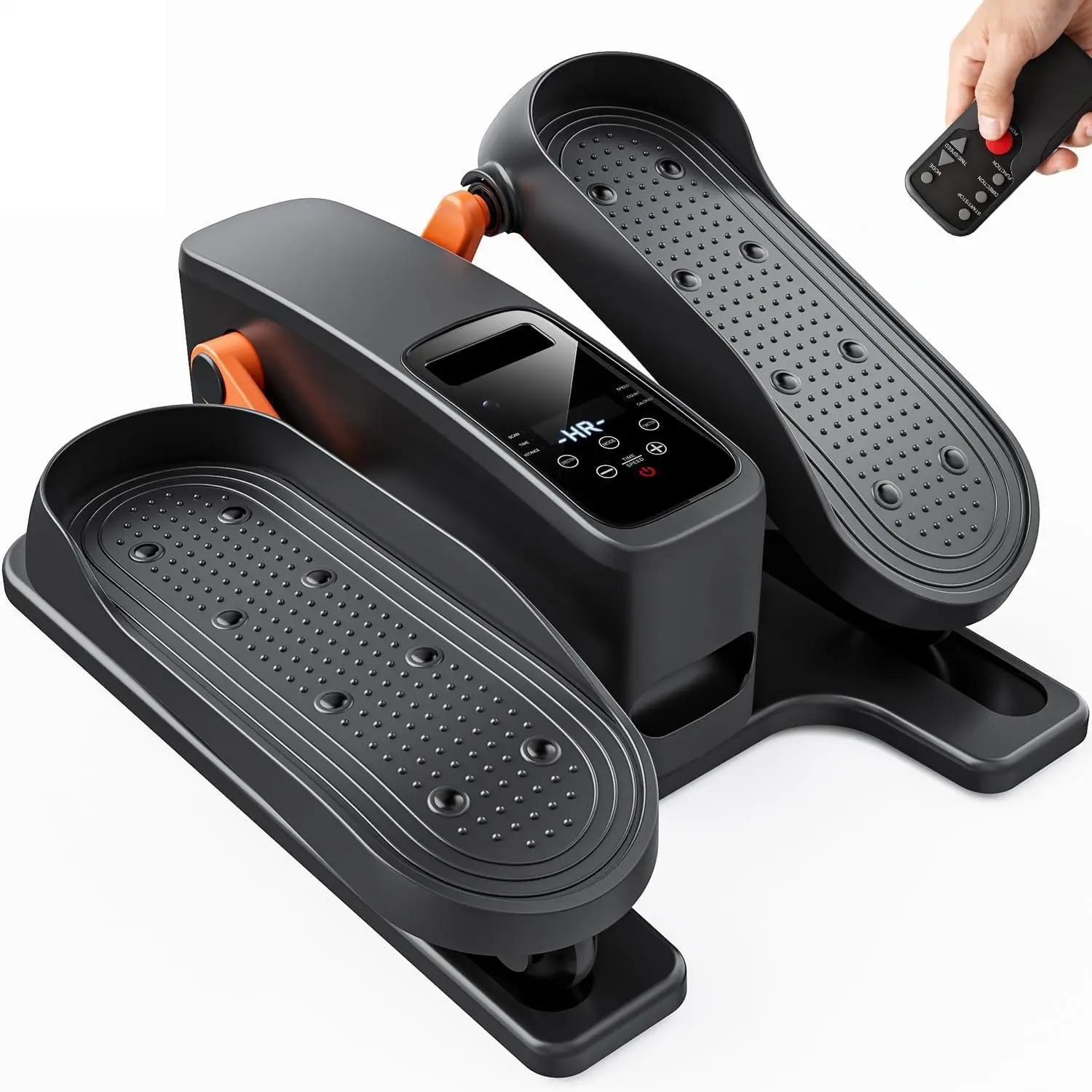 Under Desk Elliptical Machine, Quiet Seated Pedal Exerciser for Senior, Elliptical Exercise Machine  Exerciser for  Office with , Remote and 12 Adjustable Speeds