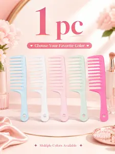 Detangling Wide Tooth Comb, Gentle Hair Brush, Hair Detangler Brush, Detangler Hairbrush for Smooth Mane, Ideal for Daily Use, Perfect for All Hair Types, Easy-To-Use Design