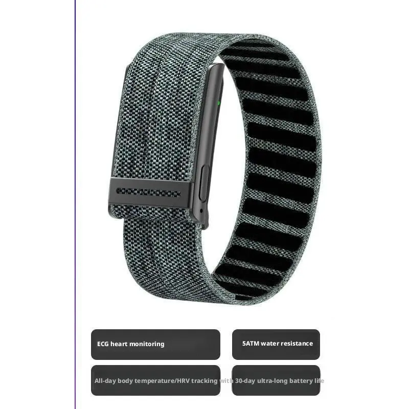 Smart Bracelet Wristband with ECG Heart Rate Blood Oxygen Monitor All Day Sports Health Tracking Breathable Woven Strap