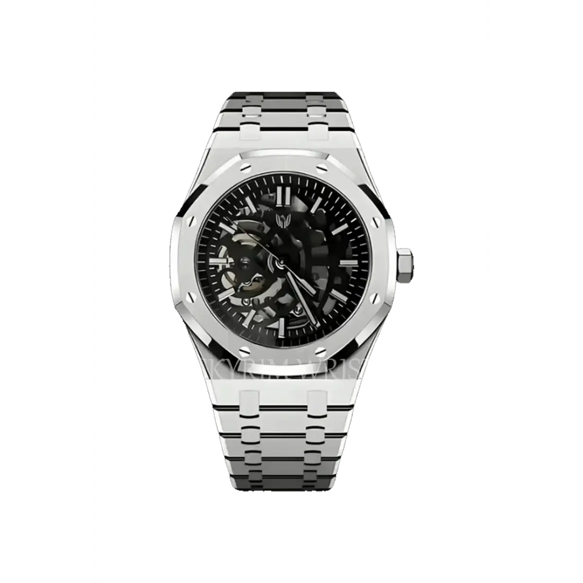 Custom Royal Oak Skeleton Silver