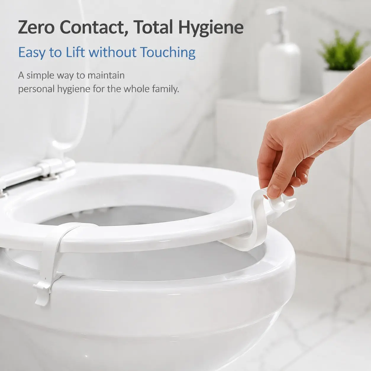 Toilet Base Stabilizer, Bathroom Toilet Clip, Home Use Detachable Cleaning Lifter, Easy Installation, Durable Design, Perfect for Daily Use