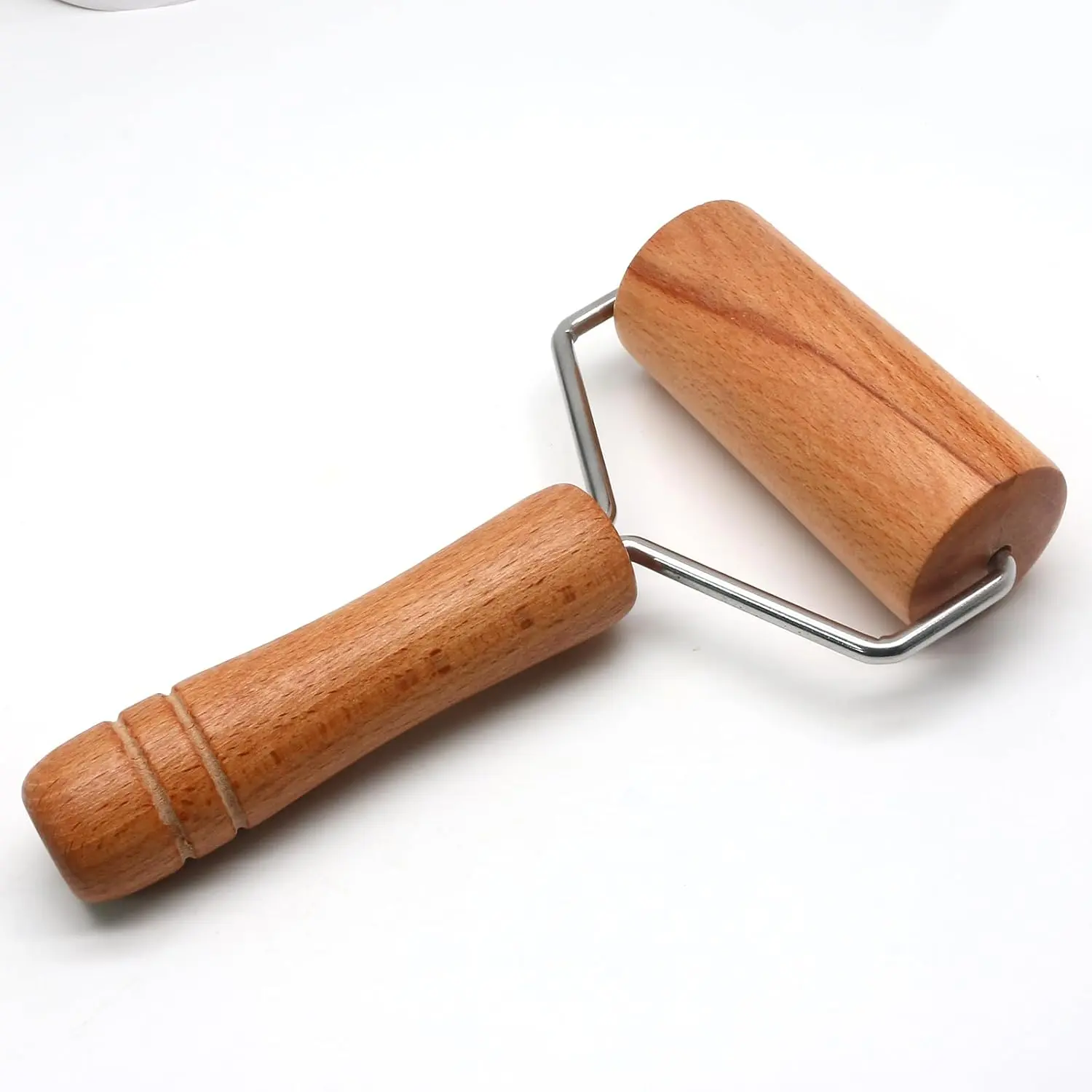Wooden Rolling Pin, T Round Type | , Non-Stick, Pizza Baker Dough Pastry Roller, For Kitchen  Cooking Baking