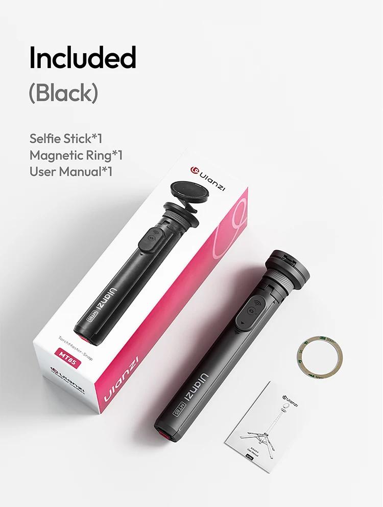 Ulanzi MT85 Smartphone Selfie Stick Phone Automatic Tripod Stand 1.5M With Bluetooth Controller 10M Wireless Magsafe Quadruped