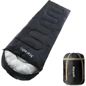 Camping Sleeping Bag- 4 Seasons for Adults, Light, Warm, Extra-Large with Compression Sack- Great for Hiking, Backpacking & Outdoor Adventures