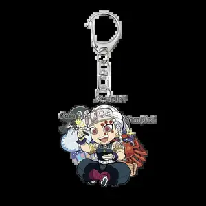 Anime 5cm Character Game Diy Key Chain Acrylic Agatsuma Zenitsu Tsuyuri Kanawo Tanjiro Cartoon Cute Jewelry Accessories Pendant