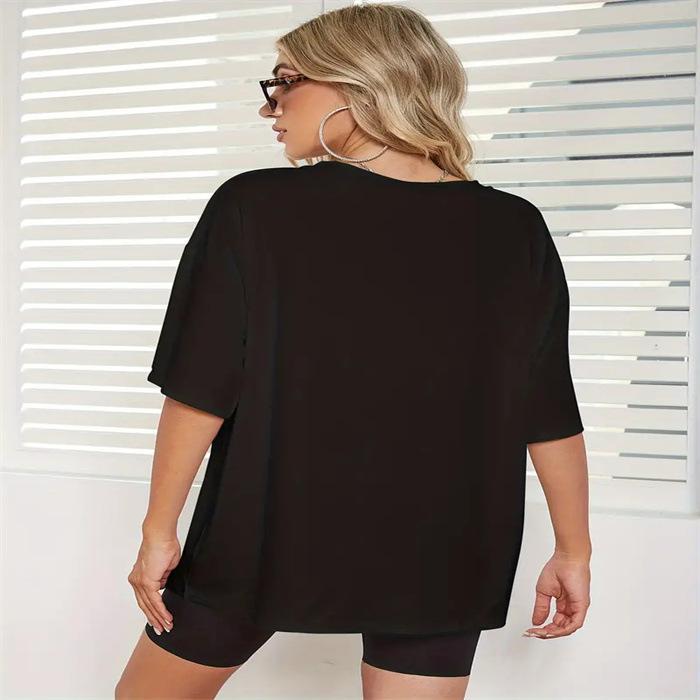 Vintage Women's Turquoise Floral Short Sleeve T-Shirt Comfortable Breathable Casual Blouse Perfect for Daily and Party Wear