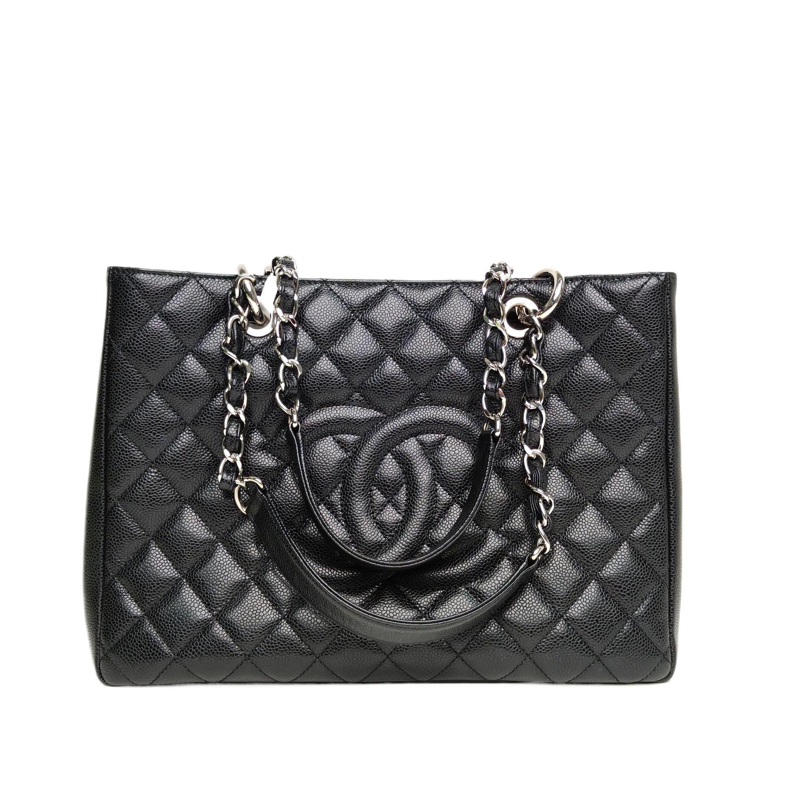 Pre-owned CHANEL 【Alea】CHANEL GST Shopping Bag Small 33cm Black Grained