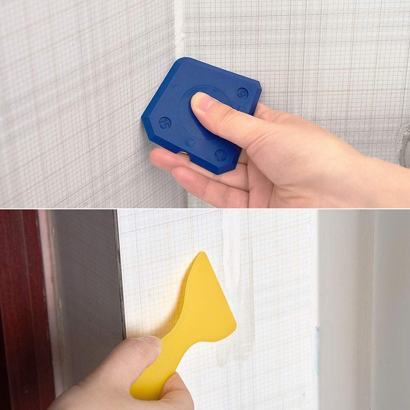 Caulk Tool Kit, Silicone Sealant Finishing Tools, Caulking Tools for Silicone Sealant Grout Finishing Sealing, Hand Tool Accessories