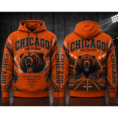 Men's Soft Vintage Oversized Graphic Sweatshirt - Retro All-Over Print Streetwear Winter Hoodie, Matching Couple Outfit, Birthday Holiday Gift for Loved Ones