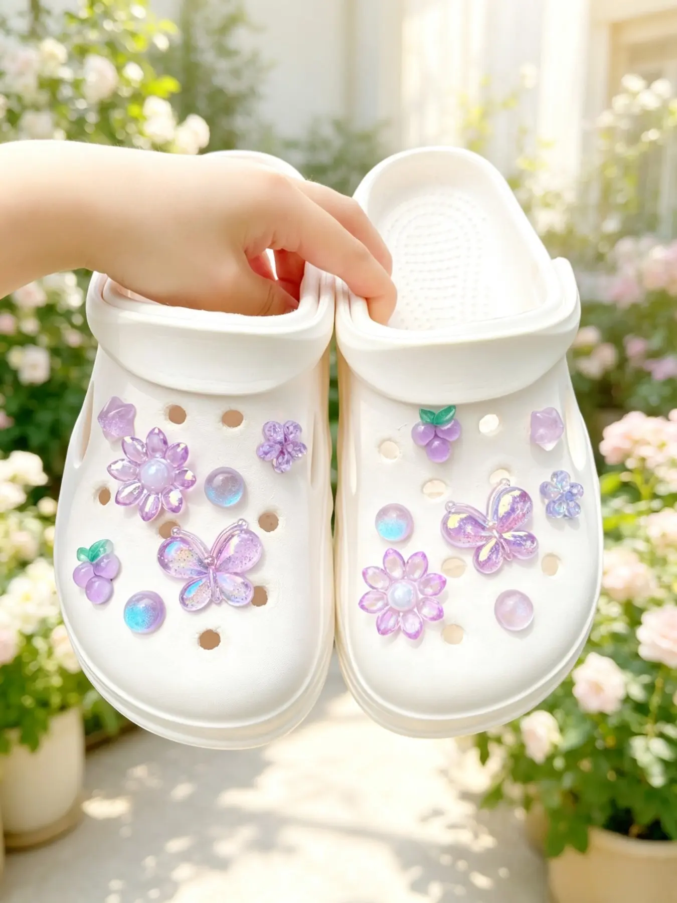 14 Pcs Cute Sandal Accessories DIY Detachable Shoe Decorations for Women, Fun Personalized Footwear, Perfect Gift for Festivals and Parties, Shoe Decoration Charms