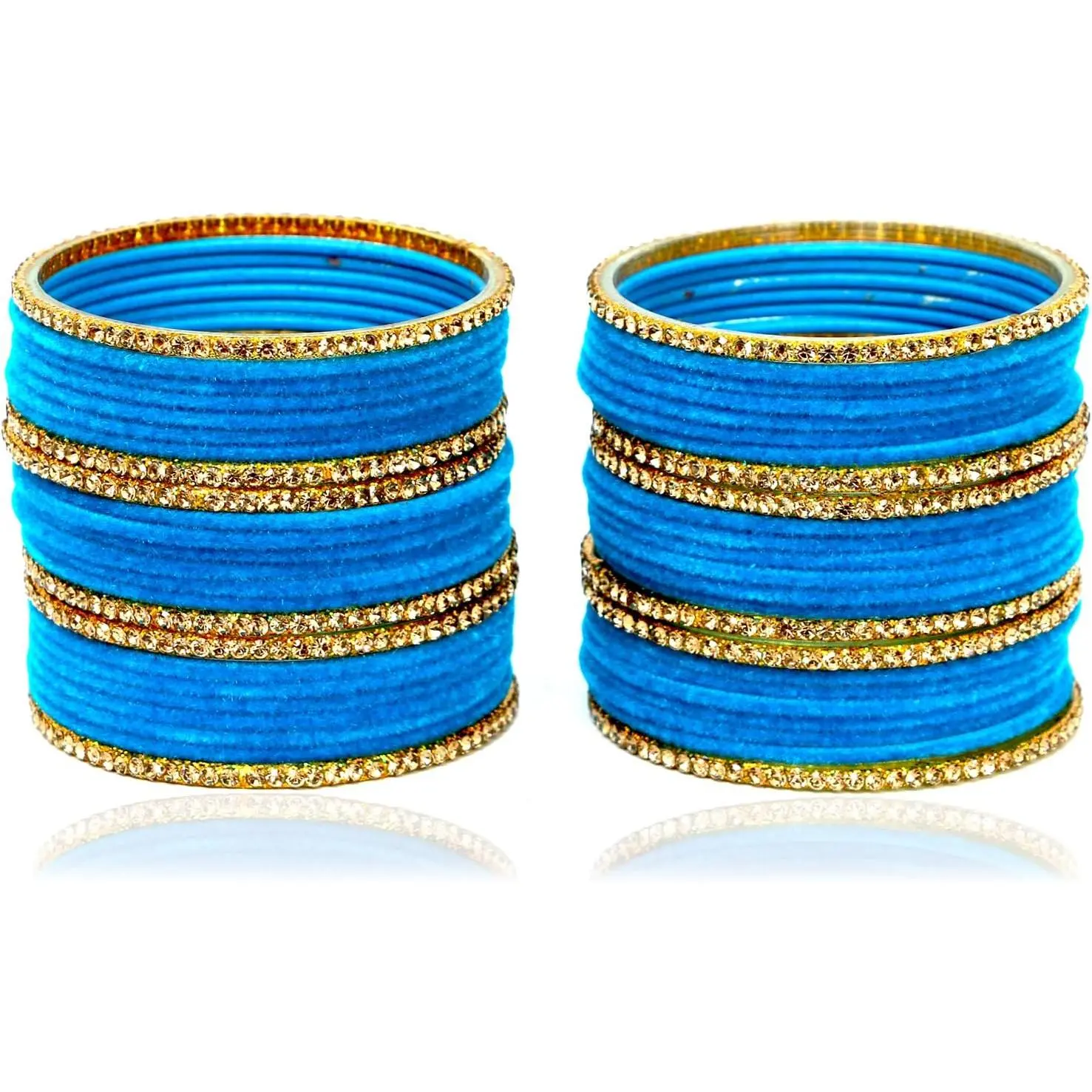 Indian  CZ Stone Bangles Set for Women, Set of 48 Bangle, Bollywood Bangle Bracelet | Indian Bangles for Women |  for Ethnic Ocassions | Bridal | Traditional  |  Bangle