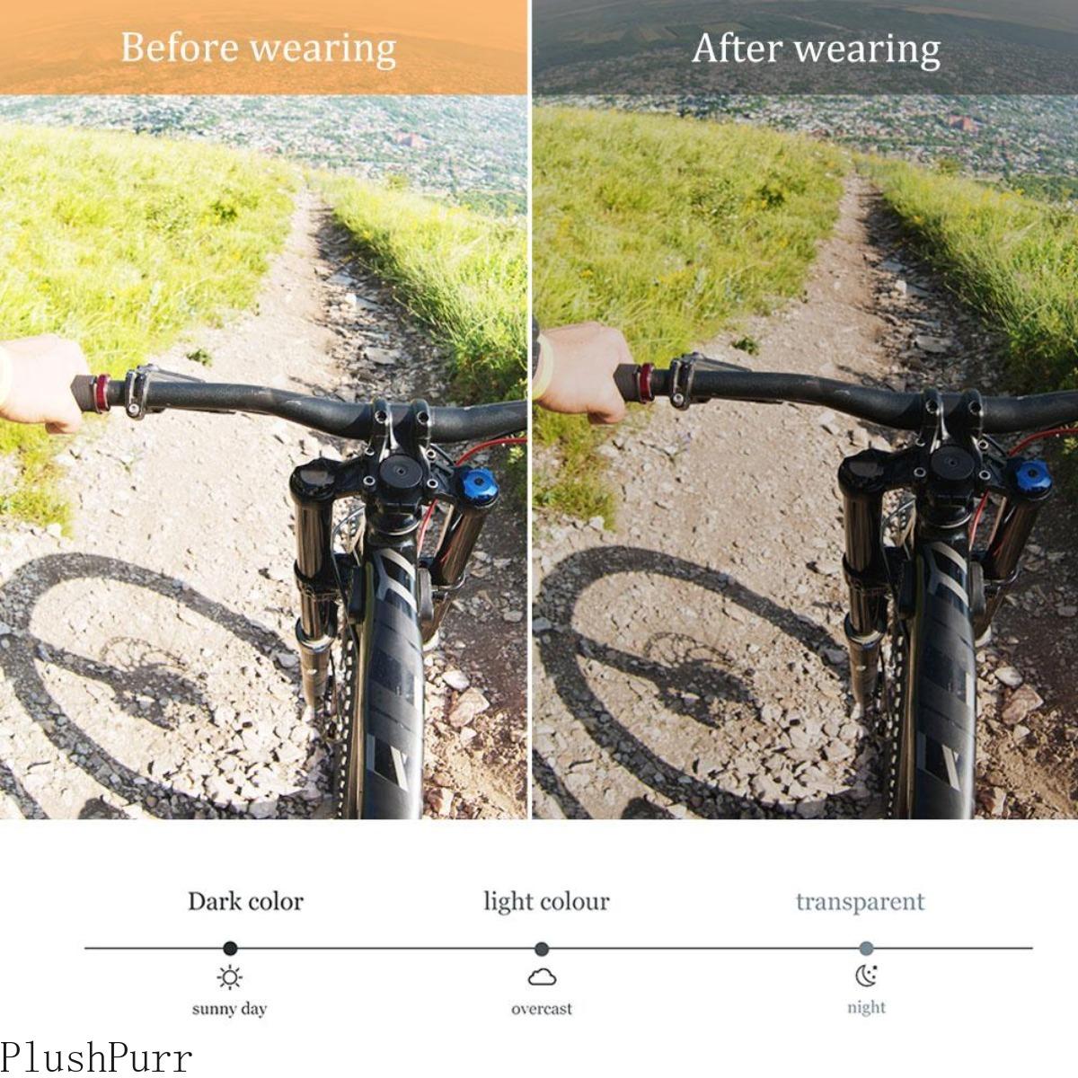 3-Pack Polarized Cycling Sunglasses - UV Protection Windproof Glasses for Men & Women, Road Riding Bike Sport Eyewear with Polarized Lens