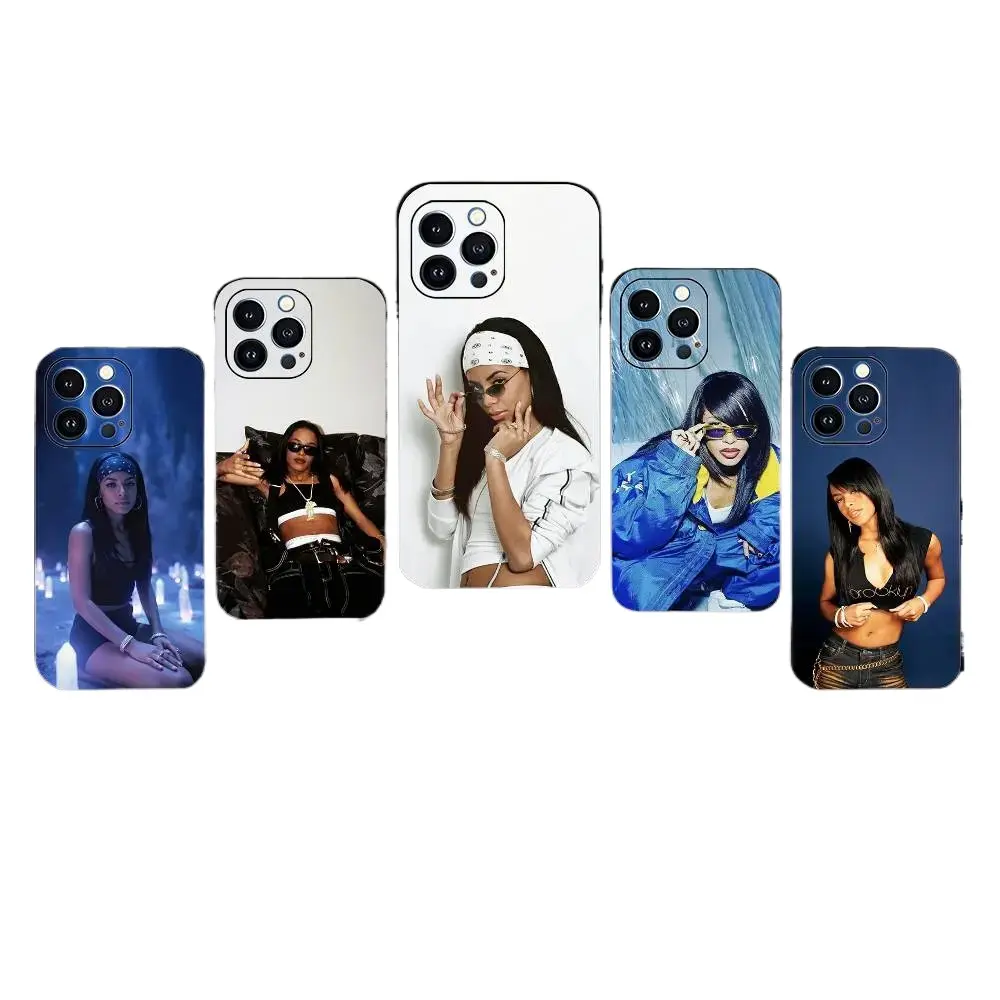 Hip Hop Aaliyah phone Cases For iPhone 12,13,14,15,16,17Promax Pro Plus & Samsung Galaxy S22-S26Ultra Plus,It's a great gift for a good friend, suitable for holidays, birthdays, and parties.