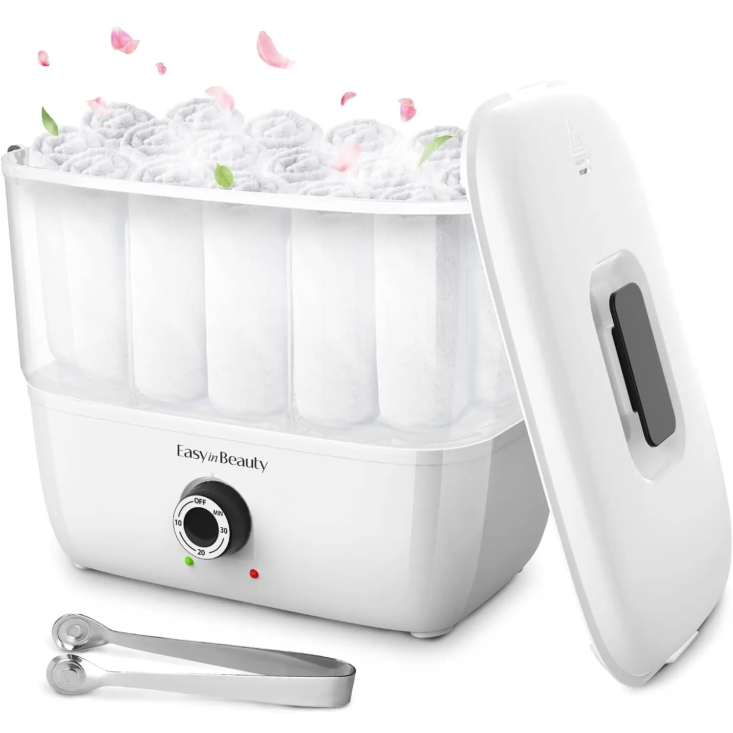 Hot Towel Warmers for Spa,5L Portable Towel Steamer for Facial | Holds 16 Small Towels, Quickly Heating 1-5 Mins,Auto Off Timer Portable Towel Warmers for Spa, Barber, Manicures, Massage