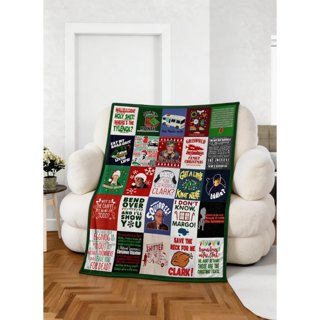 Christmas Vacation Flannel Blanket, Cozy Soft Warm Throw Blanket for Sofa Bed, Christmas Home Decor, Lightweight All Season Blanket, Perfect Holiday Gift Idea Christmas Vacation Flannel Blanket, Cozy Soft Warm Throw Blanket for Sofa Bed, Christmas Home Decor, Lightweight All Season Blanket, Perfect Holiday Gift Idea