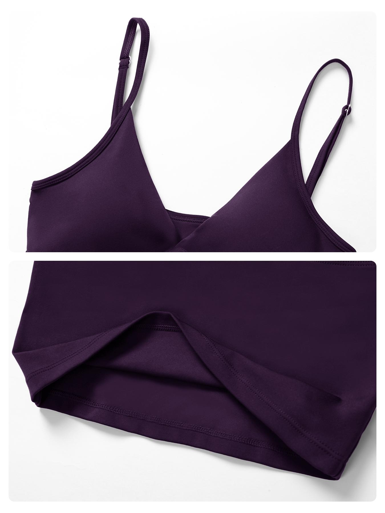 Women's Solid Color Sports Cami Top, Sporty Cami Top, Athletic Top, Breathable Comfortable Sports Top, Ladies Sportswear for Indoor Outdoor Wear