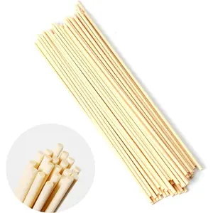 50pcs 9in/23cm×0.118in/3mm Fragrance Refill Fibre Reed Thick Oil Diffuser Sticks for Home Office Spa and Bedroom