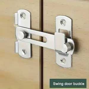 Stainless steel right angle door buckle latch 2p