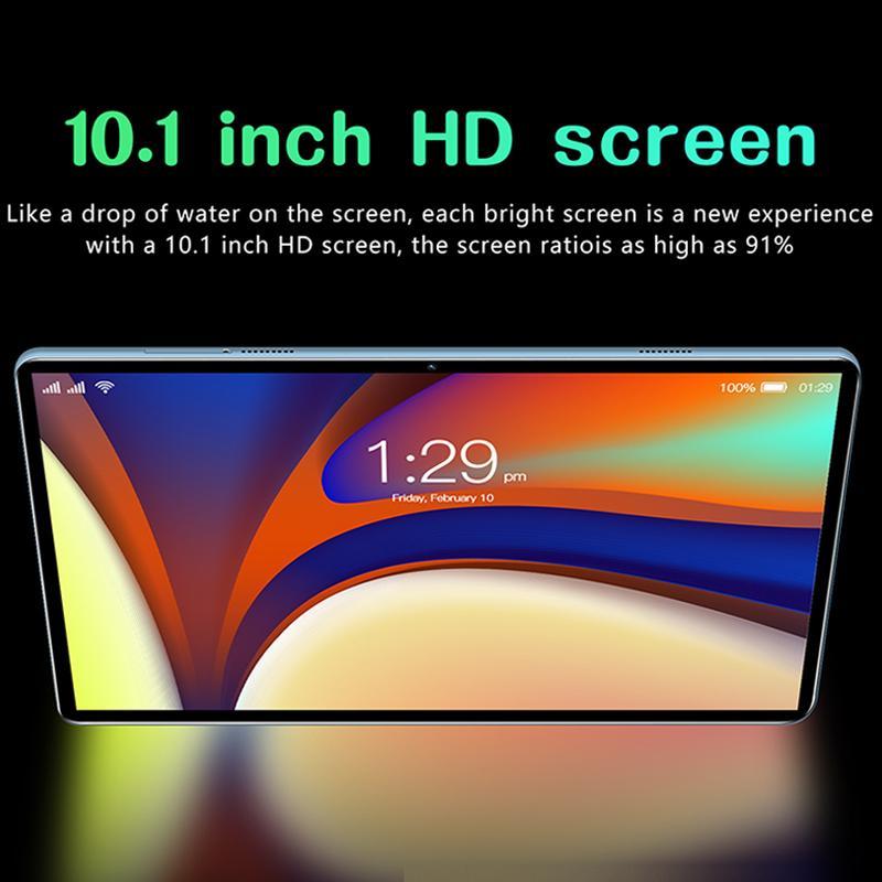 Latest 10.1 Inch Tablet PC, Android 13 System, 4GB RAM 64GB ROM, Octa-Core Processor, Eye-Care Function, 1920x1200 Resolution