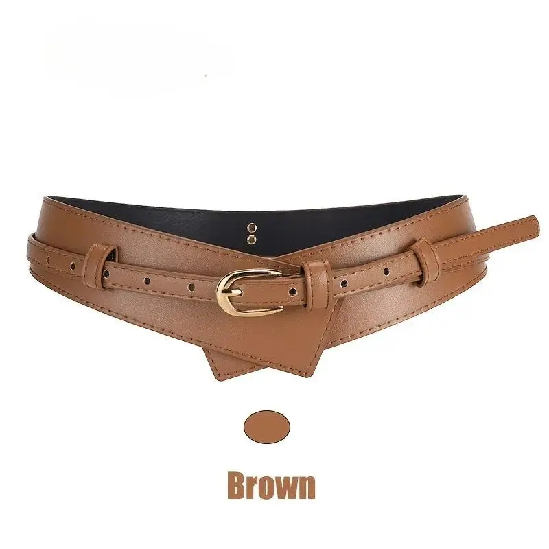 Women Retro Boho Convertible Wide Narrow Waist Belt, Detachable Adjustable Fit Buckle Multi Use Fashion Waist Cincher, All Season Stylish Accessory for Maxi Dresses Trench Coats Long Skirts Daily Casual Outfits