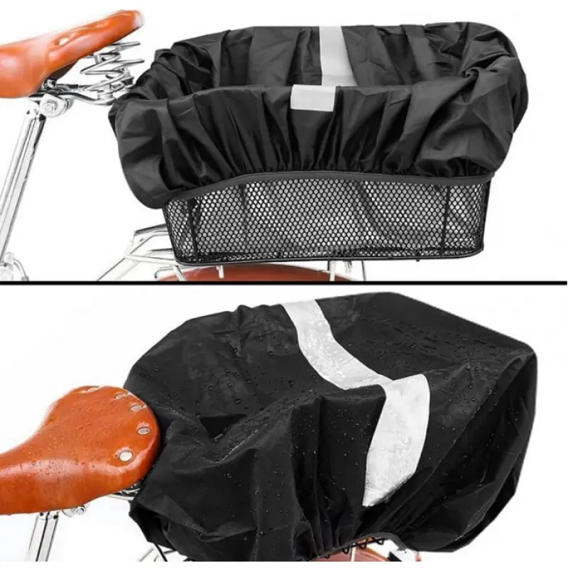 Bicycle basket cover, rainproof and waterproof lining, outdoor hiking backpack cover