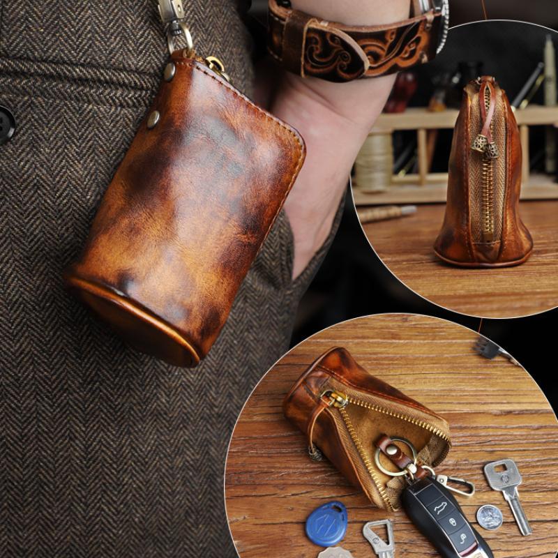 Stop carrying a bulky wallet + separate keychain.  This 2-in-1 waist pouch does it all. Built for collectors, designed to last.