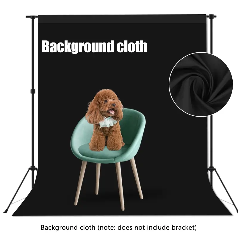 Black multi-functional photography background cloth, photo photography background cloth, suitable for live broadcast and studio shooting, using real background cloth for photography, video studio and portrait shooting, available in a variety of sizes