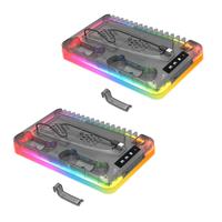 Transparent Black*2 pcs