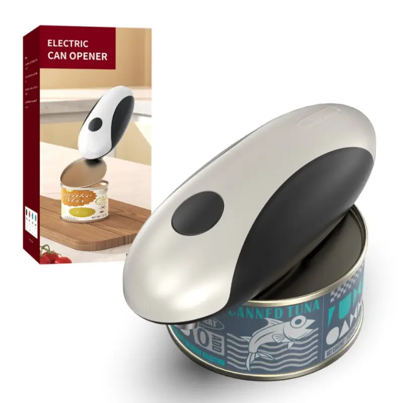 Electric Can Opener, Efficient Kitchen Tool, Easy-To-Use Design, Perfect for Home & Office, Durable & Reliable, Quick Opening Solution