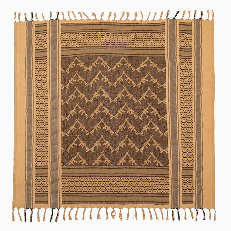 Tactical Military ShemaghScarf for Men and Women, 100% Cotton Keffiyeh Desert Wrap with Fringed Edges, Breathable Outdoor Headwear for Hiking, Camping, Airsoft, and Sun Protection in All Seasons fall hat western wear design style beret green cowboy Turban