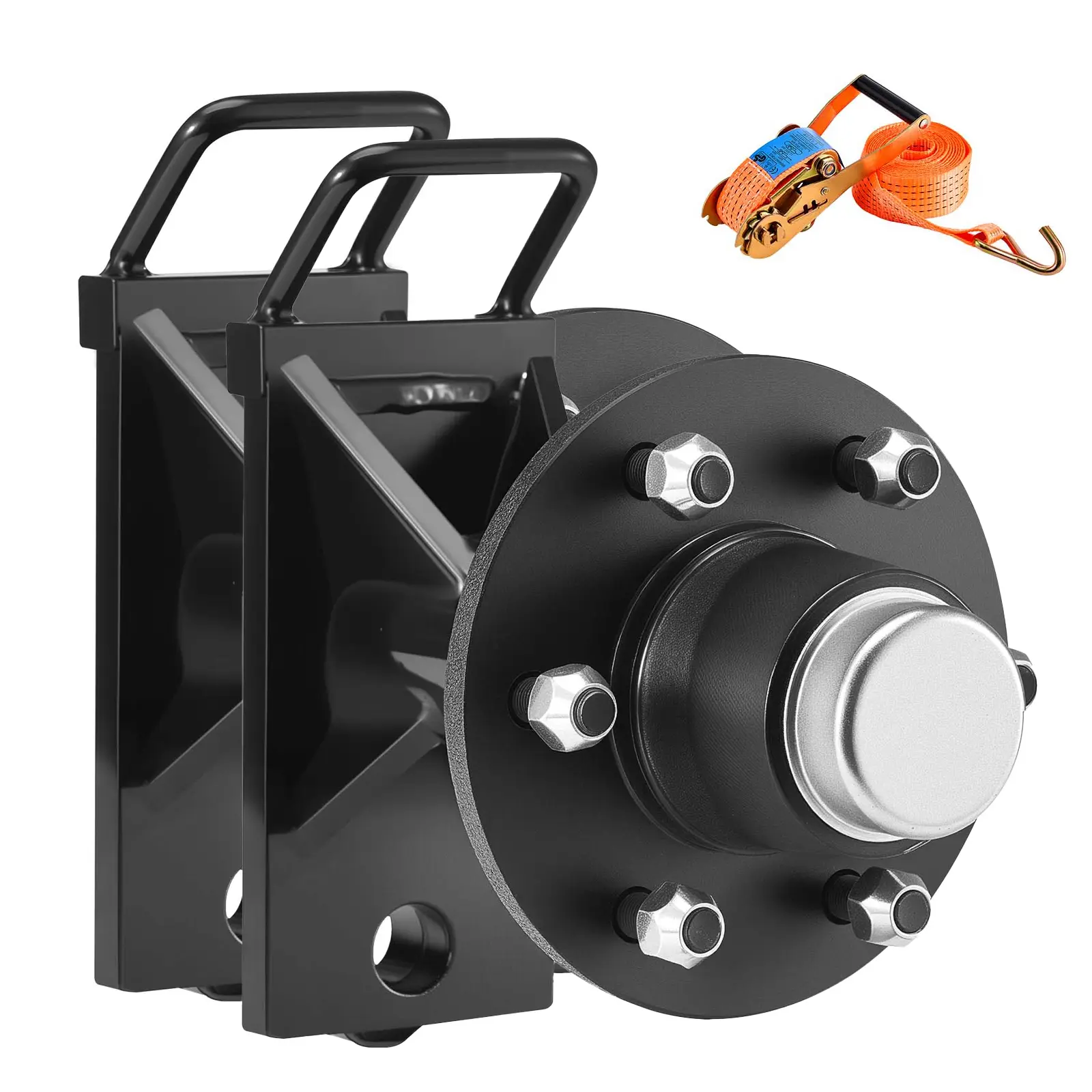 Shipping Container Wheels 6-Lug Wheels Kit, 6-Lug Axle, Long-Lasting Use, Quick Setup