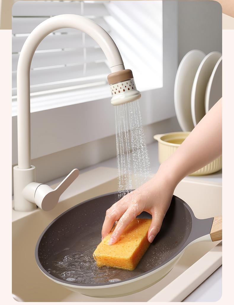Minimalist Fresh Water Tap Filter for Home Use, Multi-Layer Filtration Purifier Tap, Kitchen Water Cleaner, Vegetable Washing Tool, Anti-Splash Guard, Removable Reusable, Household Faucet Filter Accessory.