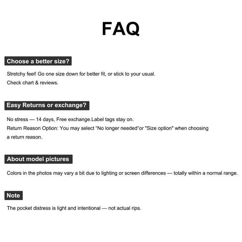 ONESO Mid-Waisted High Stretchy BBL Wide Leg Baggy All Season Jeans Tummy Control Outdoor Indoor Distressed Denim Pants Woman Soft Bottom Comfortable Denim Jeans Plus Size Regular Size