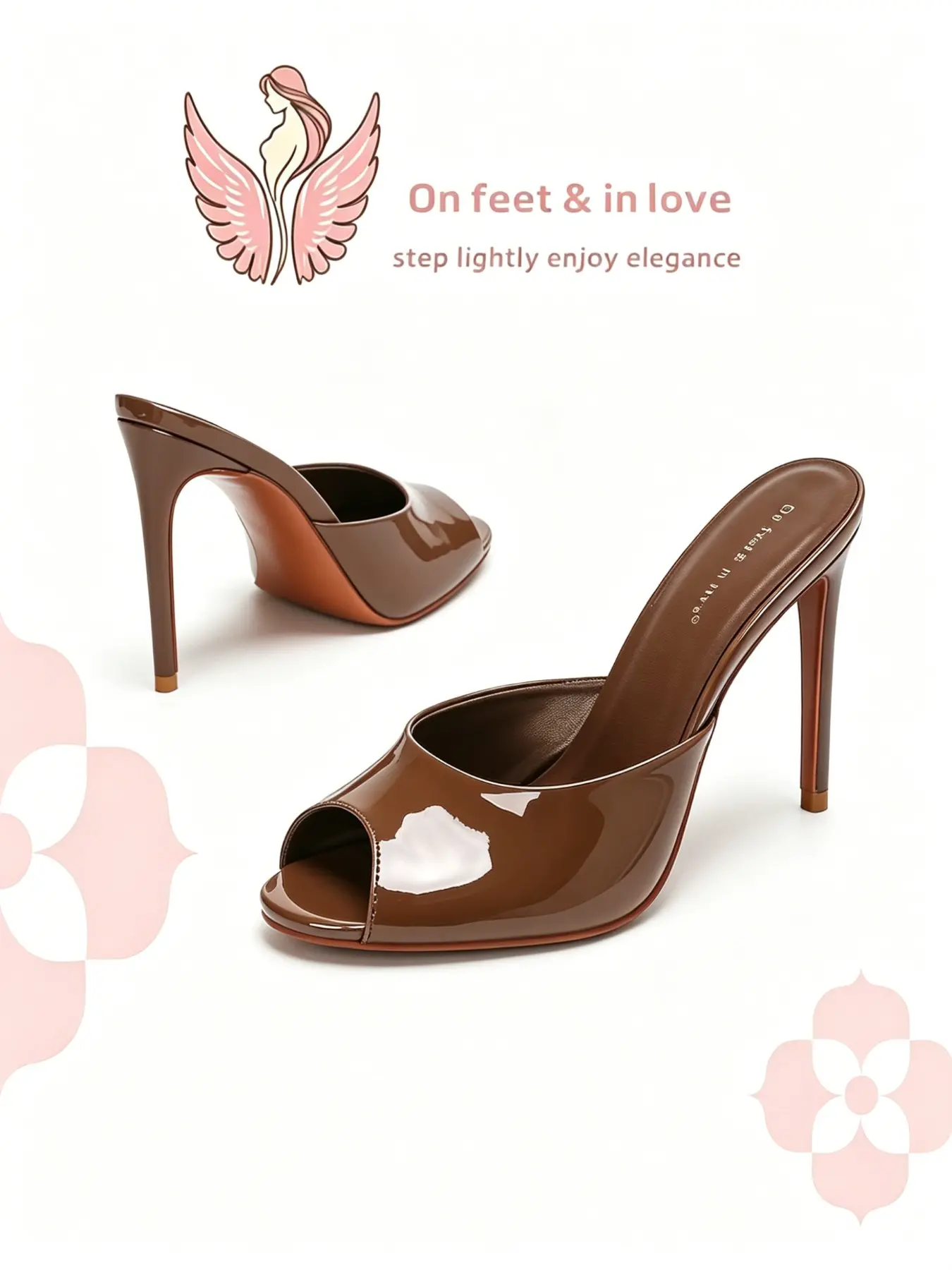 Women's Open-Toe High Heel Sandals, Fashion Non-Slip Soft Sole Slip-On Mules, Elegant Party Heels, Perfect for Daily Wear, Parties, Weddings, Banquets