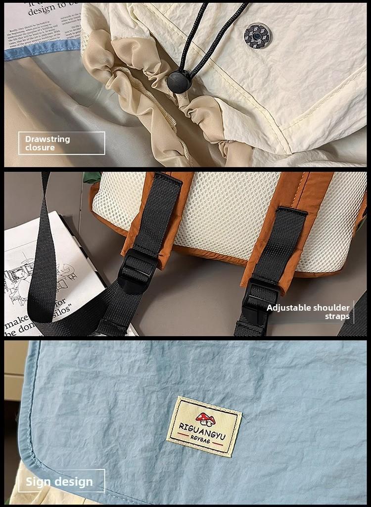 New Korean-style trendy and cool large-capacity children's backpack for travel, outdoor hiking, and kindergarten use for boys and girls