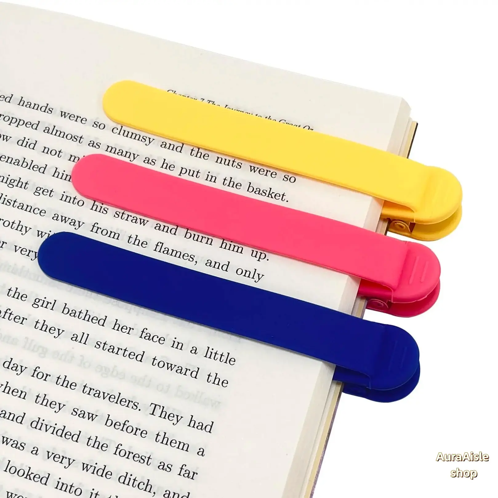Automatic Silicone Book Marker Clips, Unique Cute Page Positioning Reading Accessories For Adults And Kids, Flexible Lightweight Page Holder, Practical Reading Gadget For Book Lovers, Suitable For Novel Study, Note Taking, Daily Reading And Literary Gifti