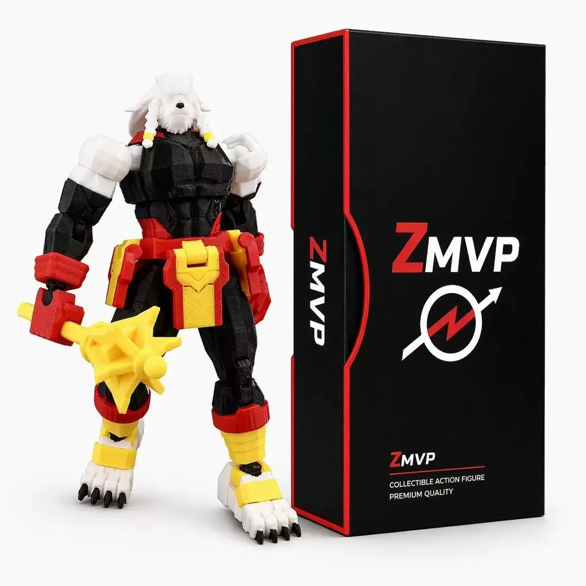 3D Printed Mark Universe Jointed Action Figure Model, Articulated Figurines, Invincible Doll Series, Invincible Warrior Display Piece, Collectible Toy