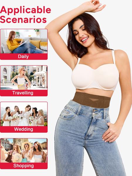 Women's Solid Sheer High Waist Shapewear Shorts, High Stretch Tummy Control Shaper, Ladies Shapewear Bottoms for Daily Wear