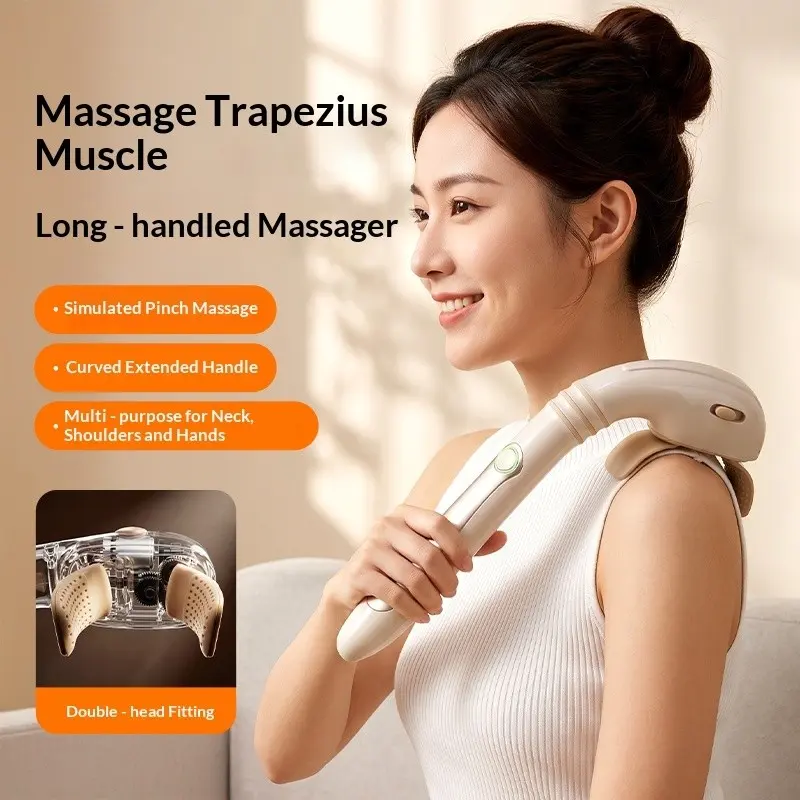 The 2026 new model of the ergonomic massagedeviceisequippedwiththreeadjustable modes, supportsUSBcharging,hasanonslip design,andissuitableforvariousscenariossuch as home, outdoor and office. It is an ideal gift for relatives, parents and loved ones.