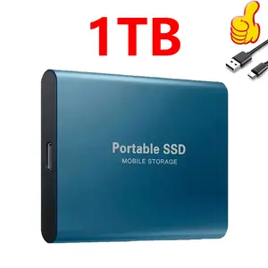 Genuine Portable SSD 1TB High Speed External Hard Drive 2TB/4TB USB 3.2 Hard Disk 16TB Mass Solid State Drive for Laptop/PC/MAC