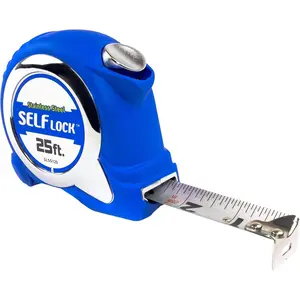 SLSS125; 25' x 1" Stainless Steel Self-Locking Tape Measure