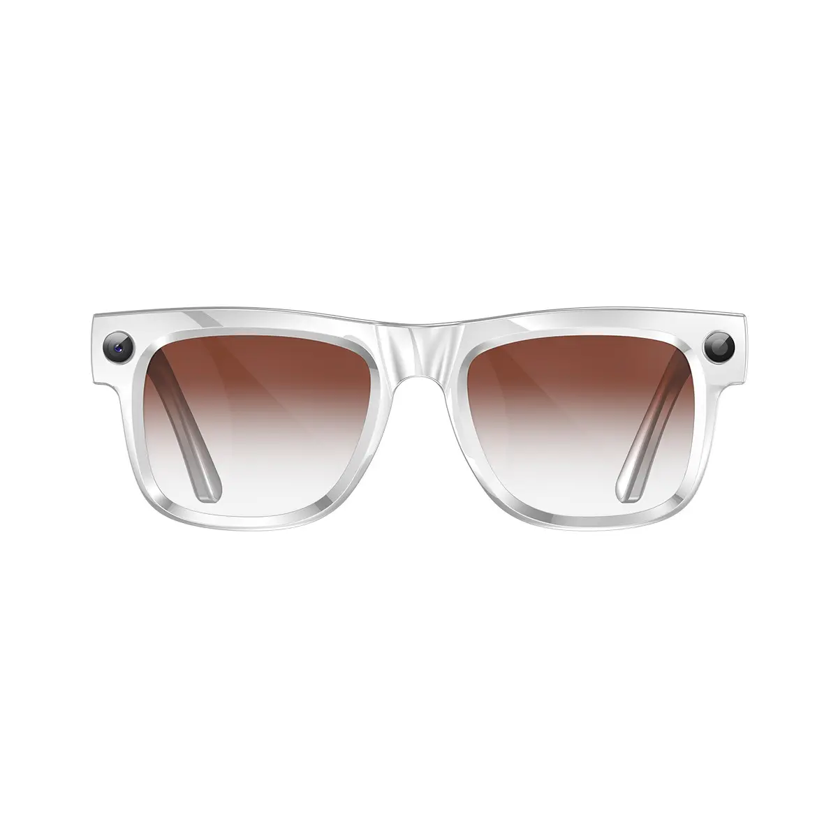AI Smart Glasses with 8MP Camera, 4GB Storage, Bt5.3 Bluetooth-compatible, Wireless Phone Call, AI Voice Assistant, Touch Control, Multilingual Translation, 290mah Battery, AI Camera Glasses, Smart Glasses With Camera, Video Recording Glasses