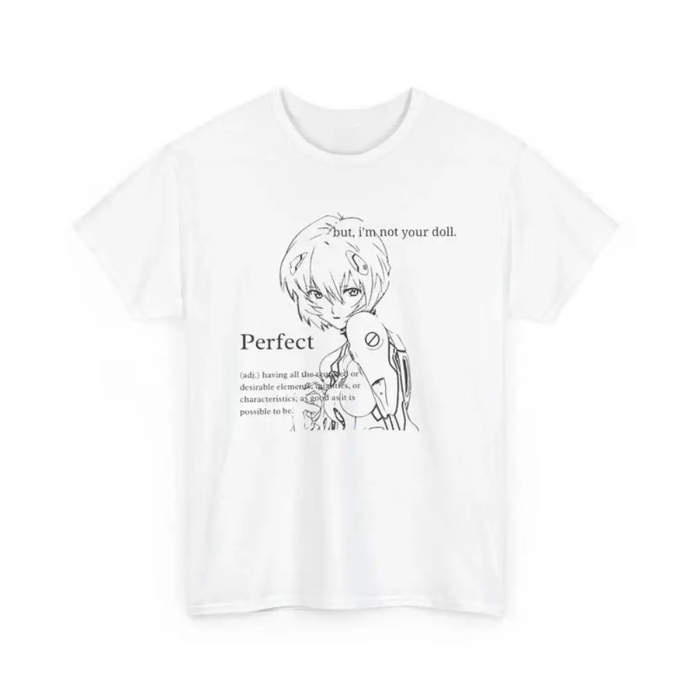 Vintage T Shirts Grunge Aesthetic Anime Graphic Tee Retro Manga Character T Shirt for Men