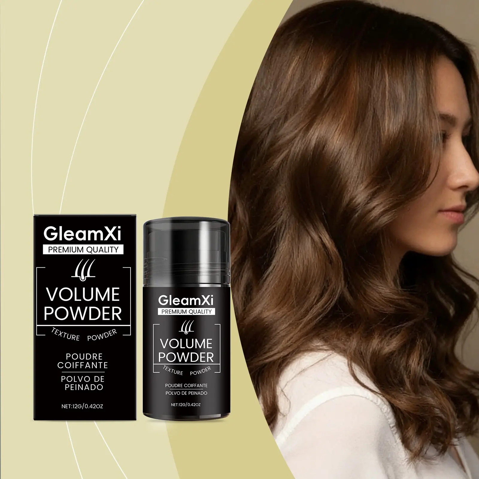 Volumizing Hair Powder, Natural Look, Lightweight and Smooth, Refreshing High Crown Daily Hairstyling, Perfect for Everyday Use