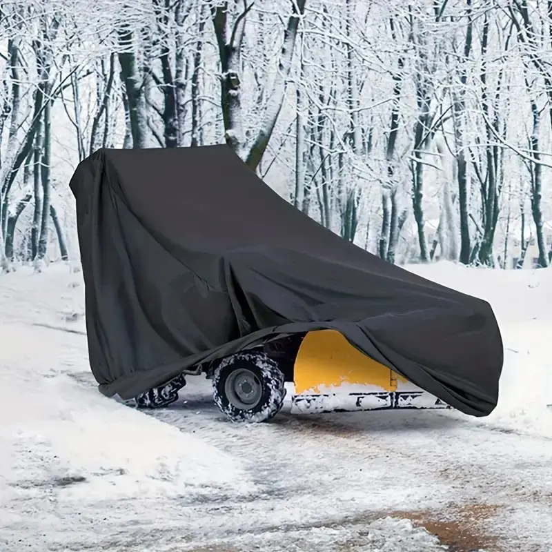 1pc Snow Blower Cover, Protective Cover for Snow Blowers, Outdoor Garden Accessories, Reusable, Durable Design