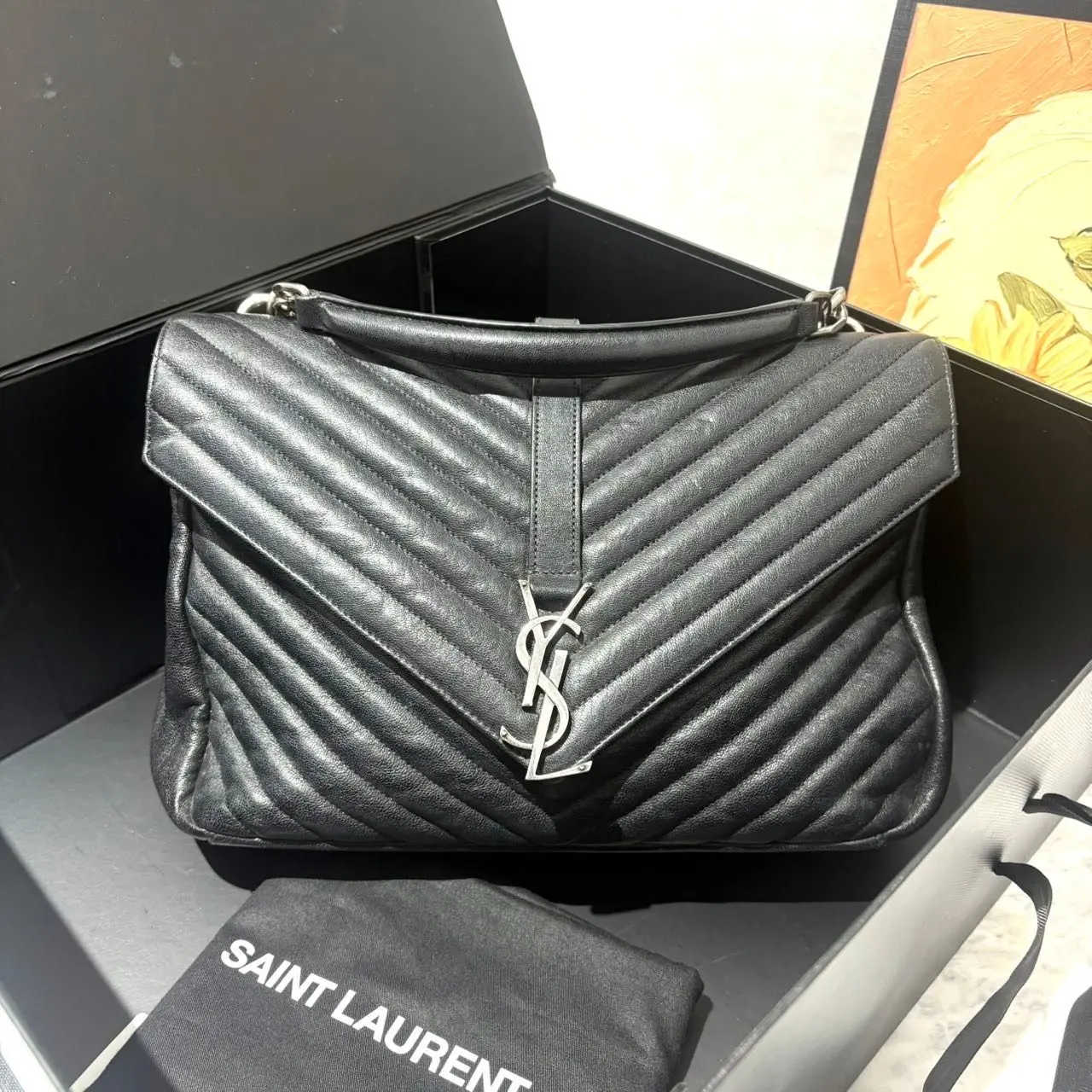 Pre-owned YSL/Top Handle Bags/OCB1813005