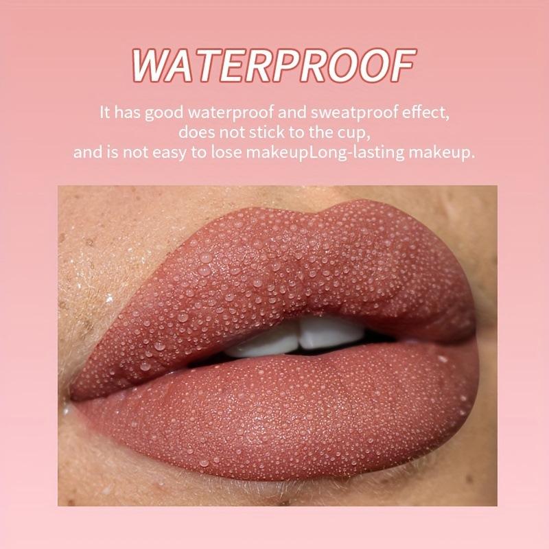 2-in-1 Lip Gloss & Lip Liner Duo – Double-Ended, Long-Lasting, Non-Sticky, High Shine + Matte Liner, Waterproof, No Bleeding, All-in-One Lip Makeup